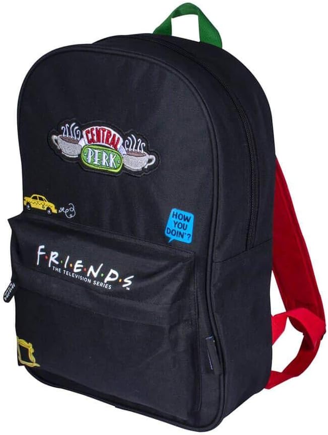 Blue Sky Designs Ltd Friends Friends Central Perk Premium Black Backpack,One Size