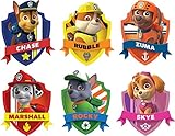 PAW PATROL SHIELD 3D WALL STICKER SET ART KIDS DECAL Stickers 4