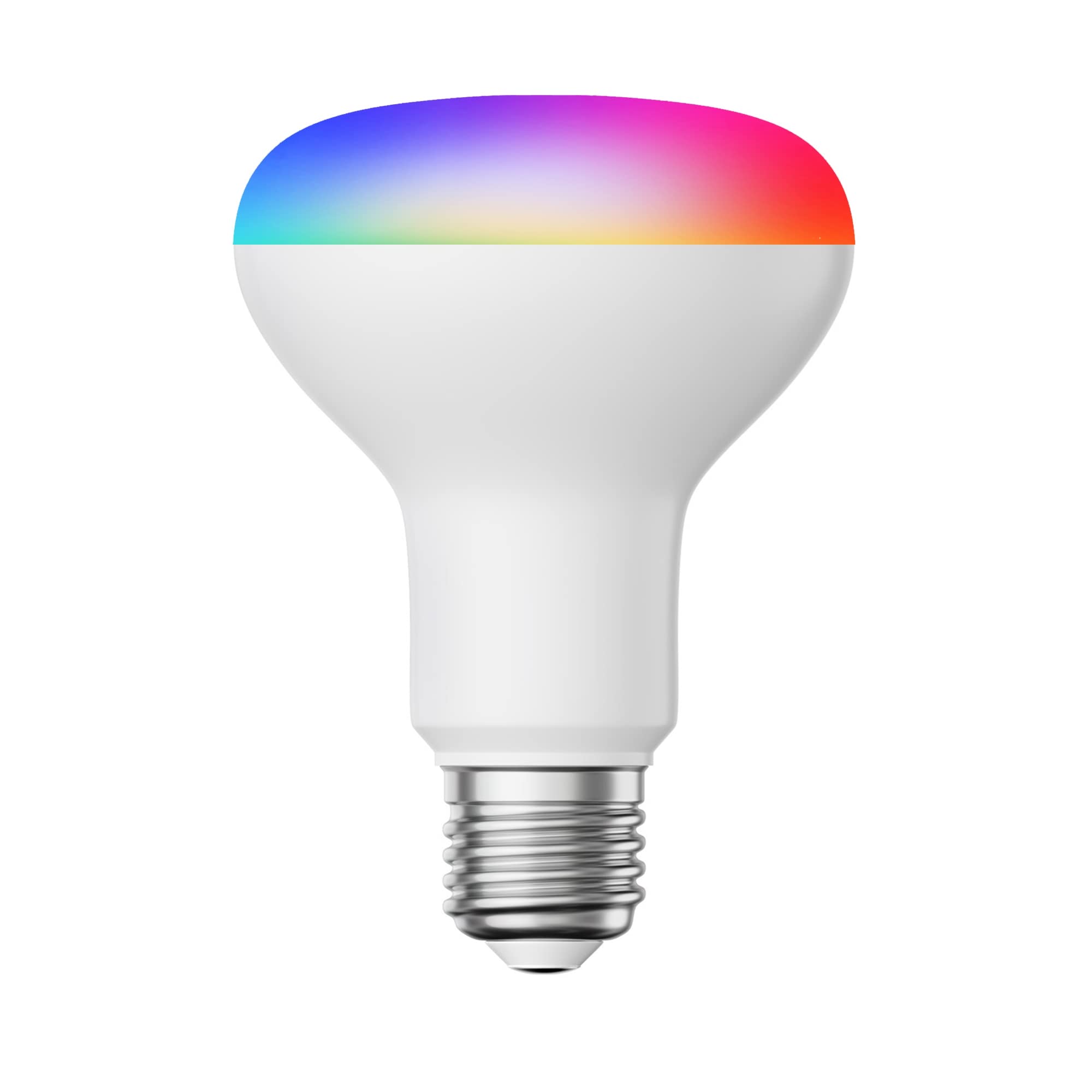 ledscom.de E27 LED RGB Bulb, R80, Warm White - Cool White (2700-6300 K), 9.9 W, 950lm, Smart Home, WLAN, Alexa, matt — image 1