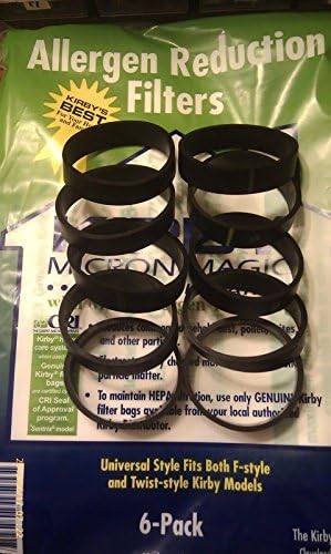 10 Belts 6 UNIVERSAL F STYLE Cloth AVALIR Sentria 2 Vacuum GENUINE KIRBY BAGS