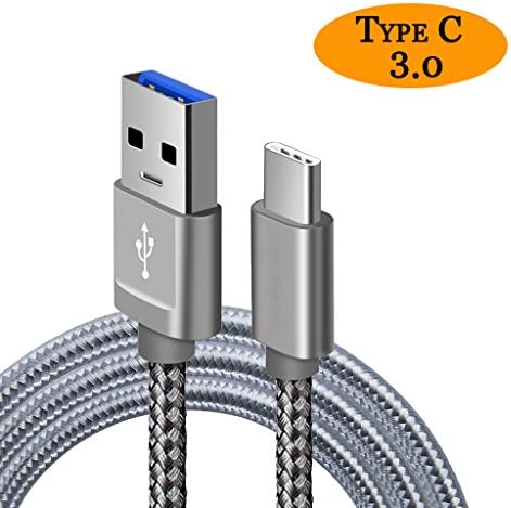USB Type C Cable,USB C to USB A (USB 3.0) 3.3ft Nylon Braided Fast Charger Cord for Samsung Galaxy Note 8 S8,Google Pixel 2, LG V30 V20 G6 5, Nintendo Switch, OnePlus 5 3T 2,Macbook and More