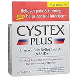 Cystex Plus Urinary Pain Relief Tablets 40 ct (2 Pack)