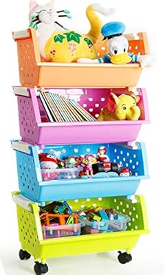 toy storage box with wheels