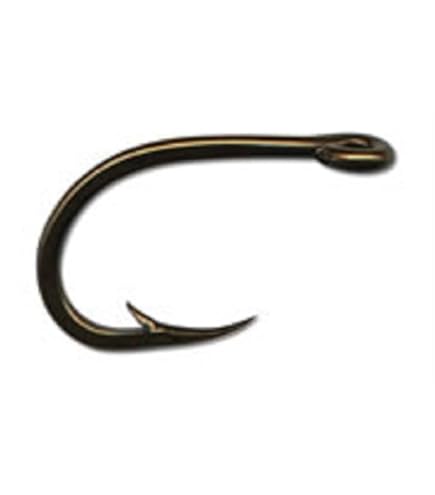 Mustad O'Shaughnessy Live Bait Hook (Black Nickel) - 4/0 8pc