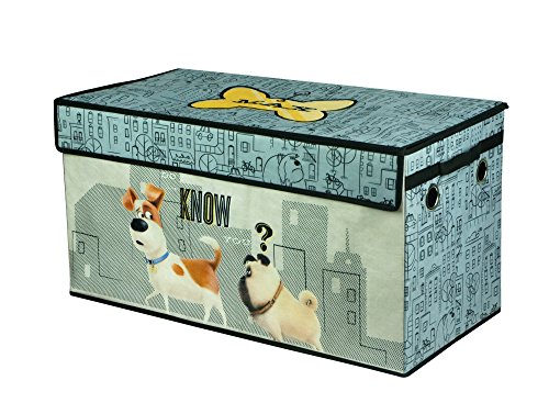 Universal secret life of pets collapsible storage trunk