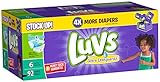 Luvs Ultra Leakguards Diapers - Size 6 - 92 ct
