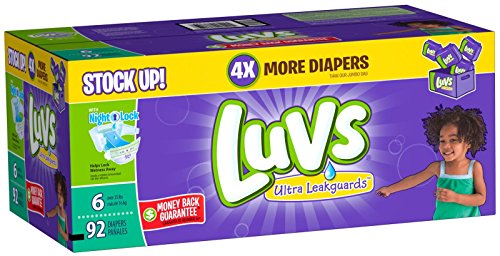 Luvs Ultra Leakguards Diapers - Size 6 - 92 ct