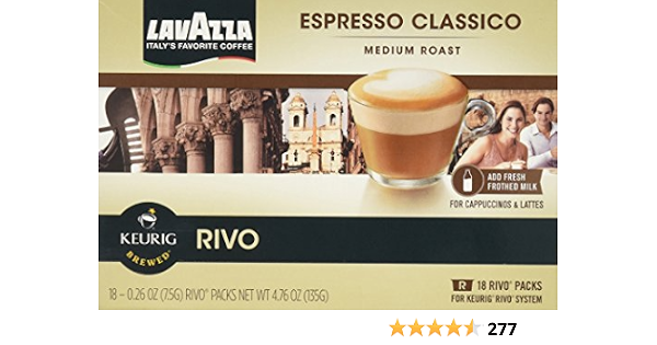 LAVAZZA ESPRESSO CLASSICO 72 PACKS made 
