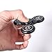 Focus Spinner - (4 Colors) Fidget Toy For Anxiety Stress Relief Attention Focus For Children / Adult Gift ADHD (Black)