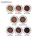 VERONNI Eyebrow Cream,Eyebrow Color Long Lasting Waterproof Eyebrow Pomade Gel,Eyebrows Enhancers Smooth Eye Brow Makeup 0.75oz（#01 Dark Brown)）