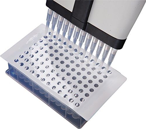 PlateSeal Film, PS-PEPP-50, 96-Well Adhesive-Free Zones, Pierceable for Robotic Applications (Pack of 50)