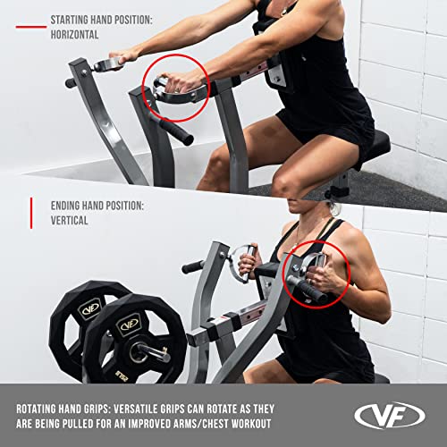 Valor Fitness CB14 Adjustable Seated Chest Row Machine Plate Loaded