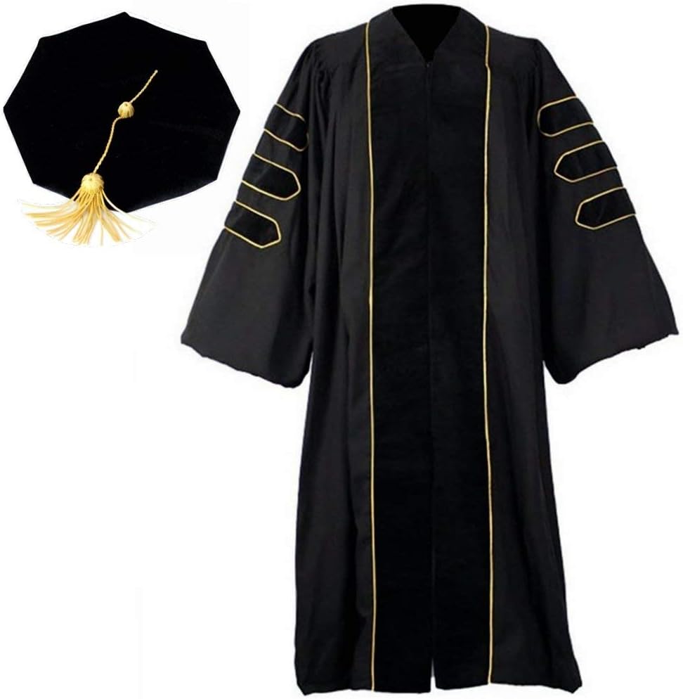 PHD Gown/6 Sided/8 Sided Tam Set