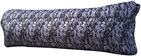 GERYMU Side Pocket Air Sofa and Pool Float Ships Fast Lazy bag Ideal for Indoor or Outdoor Hangout or Lounger for Camping Picnics &amp; Music Festivals 260cm x 70cm (CP)