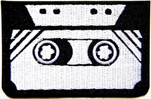 Cassette Tape Record MOD Ska Rockabilly Raggae Hippie Classic Music Audio Jacket T-shirt Patch Sew Iron on Embroidered Sign Badge