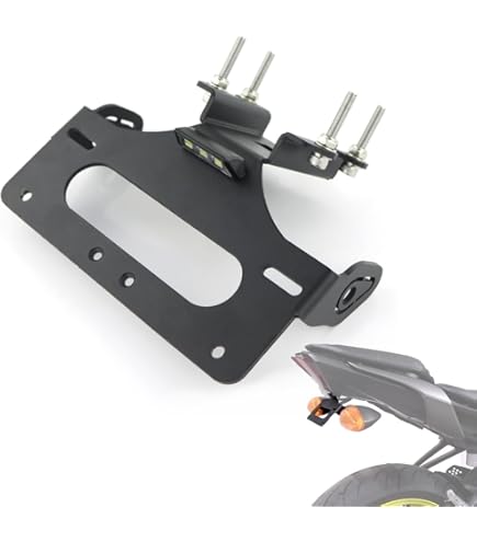 Motorcycle Tail Tidy License Plate Holder Fender Eliminator Kit For MT