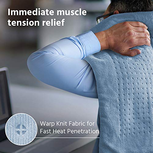 GENIANI Extra Large Electric Heating Pad for Back Pain and Cramps