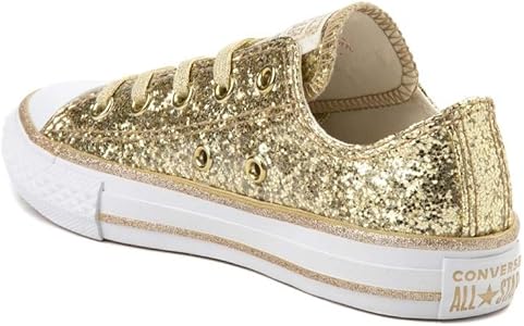 gold childrens converse