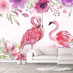 Wall Murals for Bedroom Green Plants Animals Removable Wallpaper Peel and Stick Wall Stickers - 66x96 inches