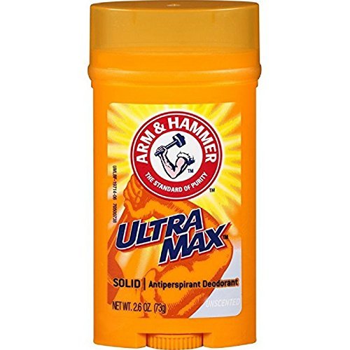 ARM & HAMMER ULTRAMAX Anti-Perspirant Deodorant Invisible Solid Unscented 2.60 oz (Pack of 10)