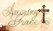 Amazing Grace Metal Cross Wall Art, Brown