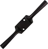 White Hinge 6 Inch Large Metal Cleat Hook 150mm Black Japanned Strong view 3
