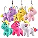 JOYIN 12 Pcs Filled Easter Eggs with Plush Unicorn, Bright Colorful Eggs Prefilled with Variety Plush Unicorn for Kids Toddlers Easter Hunt, Basket Stuffers and Party Favors