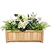 NanaPluz Wood Rectangle Portable Folding Flower Garden Bed Box Patio Lawn Raised Vegetable Planter Stand with Ebookthumb 2