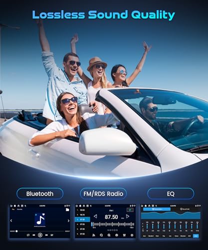 4G+128G Android Car Radio for Mercedes Benz C Class W204 S204 with COMAND 2006-2011, 9" In-Cell Screen Wireless Carplay Android Auto GPS Navi WiFi FM/RDS/EQ Bluetooth Mirror Link SWC Backup Camera