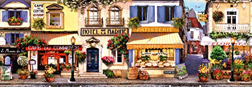 Schmidt Spiele Puzzle 58383 Spaziergang durch Paris, 1000 Teile Panorama-Puzzle, bunt – Bild 3