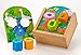 HABA Nature Shapes - Wooden Shape Sorting Box with 4 Scenes and 6 Shapes for Beginner Puzzling - Ages 1 and Up