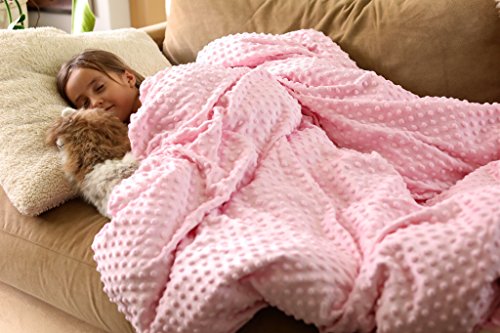 image for UBEQEO Removable Sensory weighted Blanket | Helps your Child Stay Asle