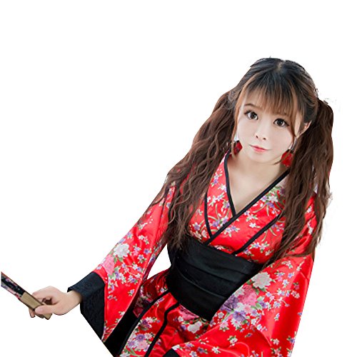K-shop Women's Japanese Anime Kimono Costume Fancy Dress
