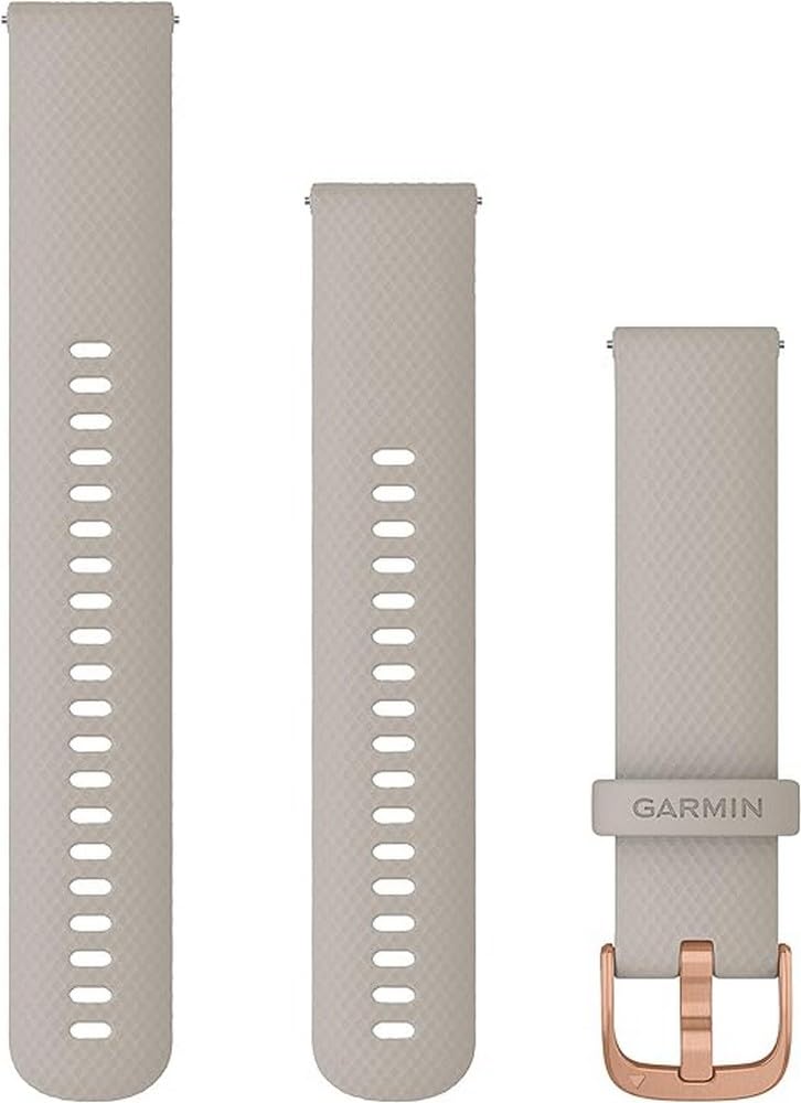 Garmin Acc, Venu, 20mm Band, Light Sand/Rose Gold 010-12932-12, W125648047 (Sand/Rose Gold 010-12932-12, Band, Sand, Garmin, Approach S40 Approach S40 and CT10 Bundl Forerunner 245)