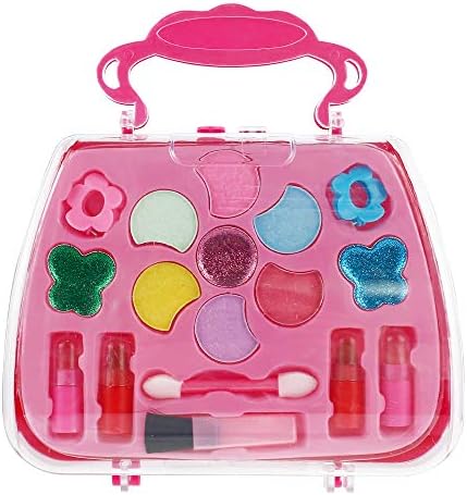 メイクアップセット 子ども キッズ おもちゃ バニティメイクボックス メイクボックス 女の子 プリンセス おままごと 誕生日 クリスマス プレゼント 可愛い (タイプA)