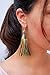 Me&Hz Handmade Multicolor Tassels Long Drop Earrings for Women Statement Colorful Fringe Pendant Earrings