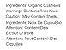 Food to Live - Organic Cashews, 4 Pounds Whole, Unsalted, Non-GMO, Kosher, Raw, Vegan, Bulk