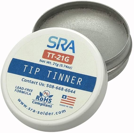SRA Lead Free Tip Tinner, 21g Container Amazon.ca Tools & Home