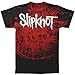 Slipknot Men's Debut Band Allover T-shirt Large Black