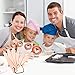 Copper Stainless Steel Measuring Spoons, Set of 6 - Gorgeous & Heavy Duty, Mirror Polished, Ideal For All Ingredients