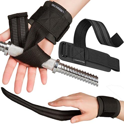 Carvian Lifting Straps Wrist Protector For Weightlifting Wraps Weight for a Heavy Powerlifting Grip for Men and Women( Anti-skid,One Pair)