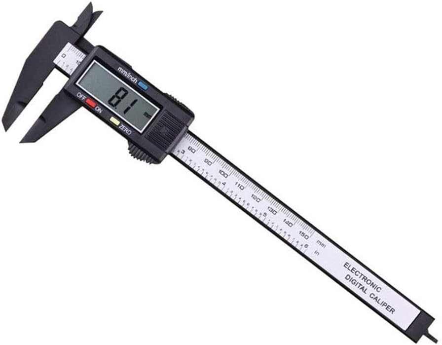 Caliper Electronic Digital Display Vernier Caliper 0150mm Full Plastic Digital Caliper