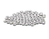 Leegoal (TM) Crystal Silver Plate Rondelle Spacer Beads (Colorful,6mm,Pack of 100)