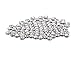 Leegoal (TM) Crystal Silver Plate Rondelle Spacer Beads (Colorful,6mm,Pack of 100)
