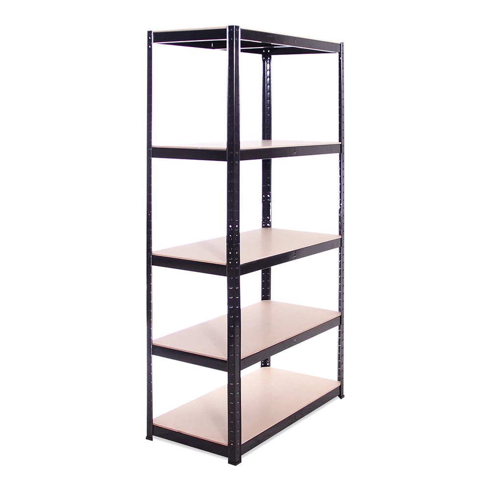 180cm x 90cm x 45cm 5 Estantes Negro G-Rack 0014 Estantería de
