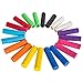 Coolrunner Bicycle Handle Bar Mushroom Grips BMX For Boys and Girls Bikes (Blue)