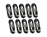 Samsung ECC1DU6BBE/ECB-DU4EBE 5-Feet Micro USB Charging Cable - Original OEM - Black, 10-Pack