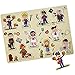Wooden Peg Puzzle, Profession Theme - Learning Educational Pegged Puzzle for Toddler & Kids (10 pcs) Gleeporte