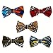 Ravenhill Premium Adjustable Neck Tie Bowties 5-pack (Plaid Deux)