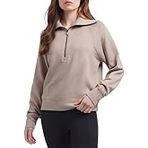 Danskin Women's Luxe Half Zip Pullover Top
